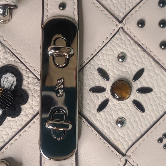 Coach Swagger 27 In Embellished Canyon Quilt Leather - Picture 12 of 13
